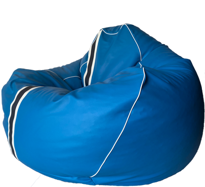 GT Vinyl Bean Bag in Azure Blue