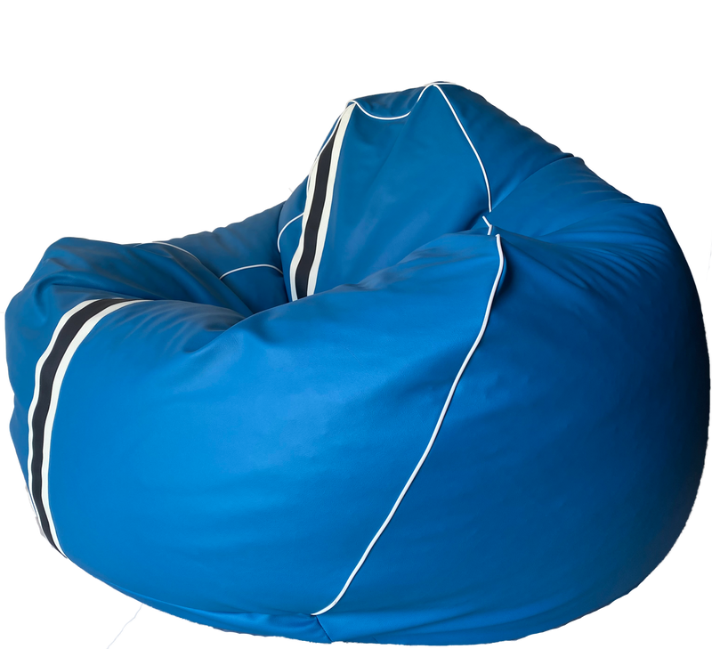 GT Vinyl Bean Bag in Azure Blue