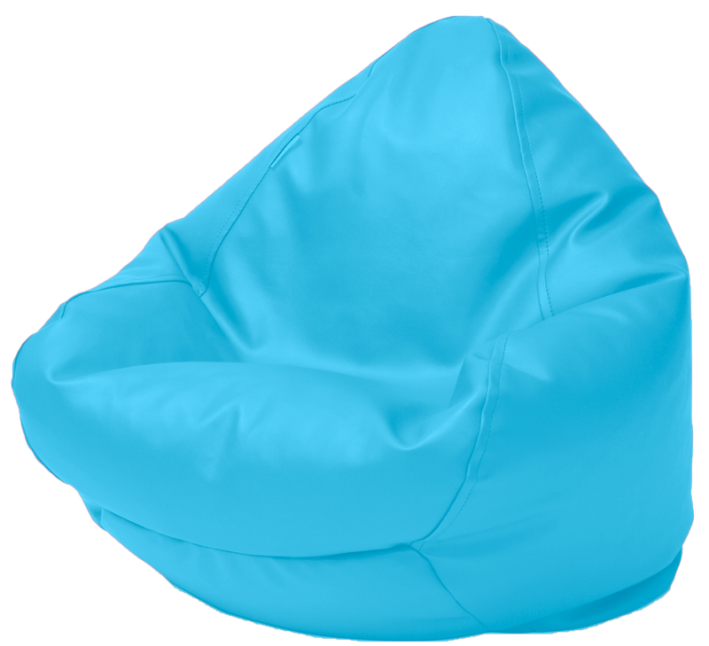 Kids Classic Vinyl Bean Bag in Lagoon Blue - 1 to 4 Years old