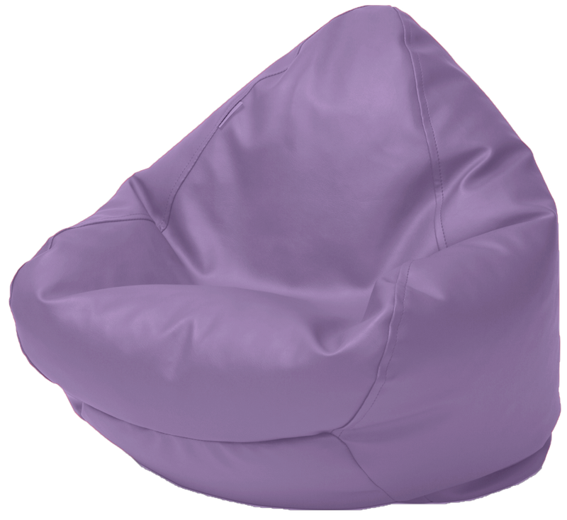 Kids Classic Vinyl Bean Bag in Lilac - 1 to 4 Years old