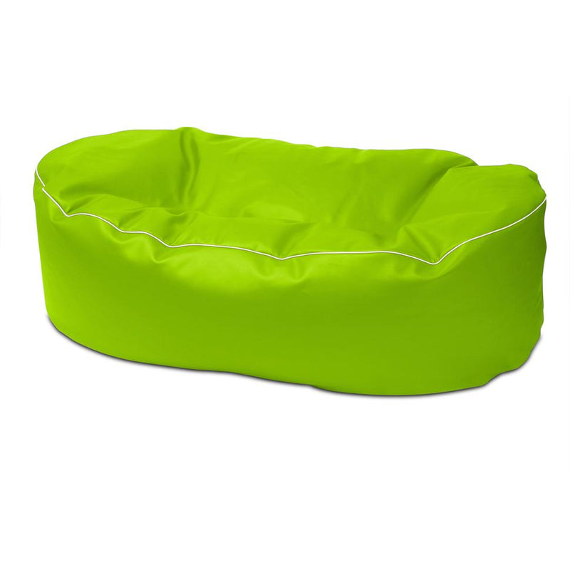 Retro 2 Metre Vinyl Couch in Lime Green