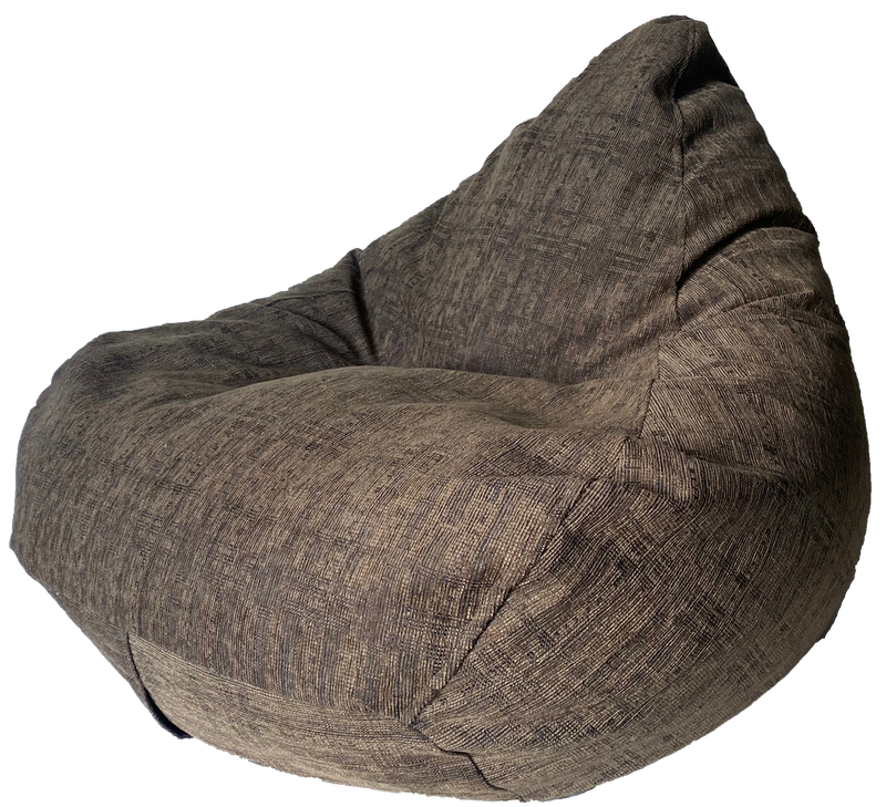 Chenille Moss Brown Bean Bag