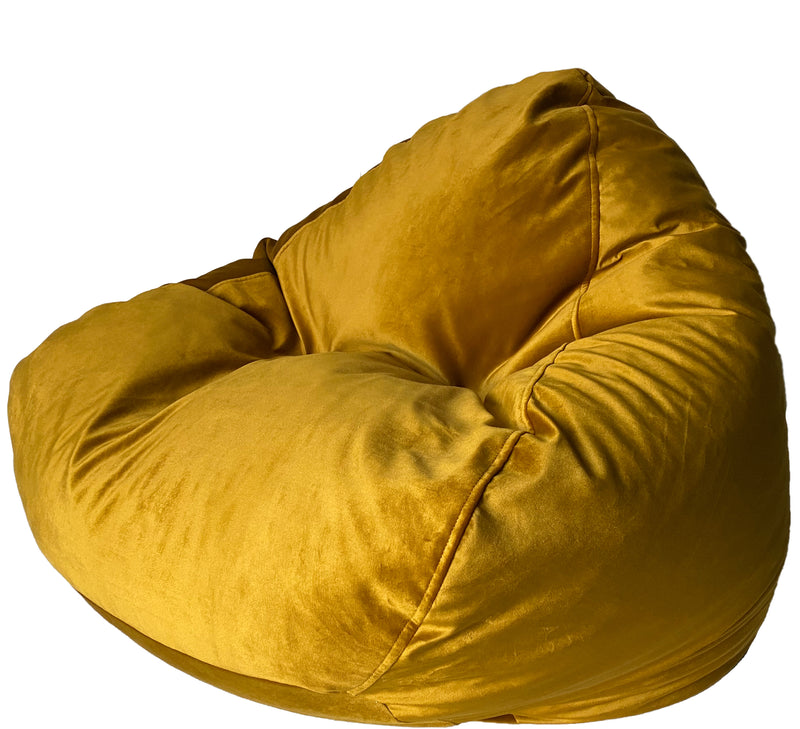 Warwick Mystere Velvet Luxury Bean Bag in Gold