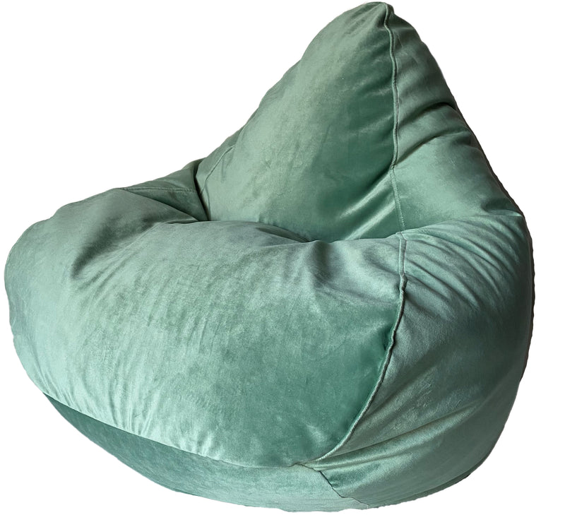 Warwick Mystere Velvet Luxury Bean Bag in Lagoon