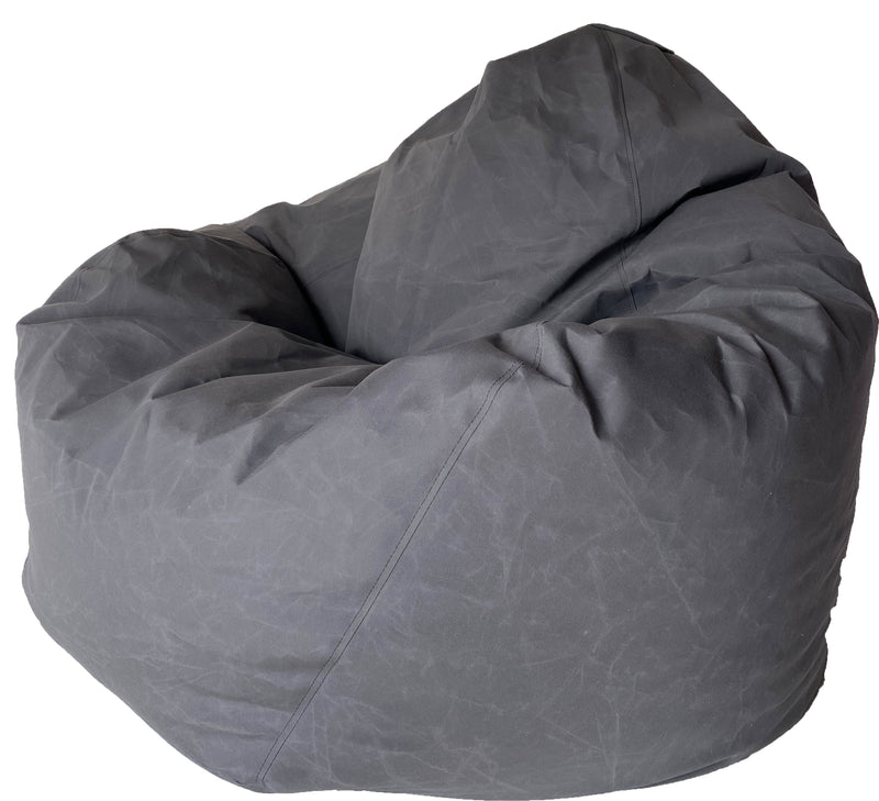 Sunbrella Outdoor Bean Bag in Charcoal Grey