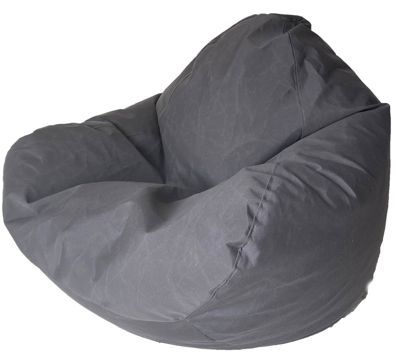 Sunbrella Outdoor Bean Bag in Charcoal Grey