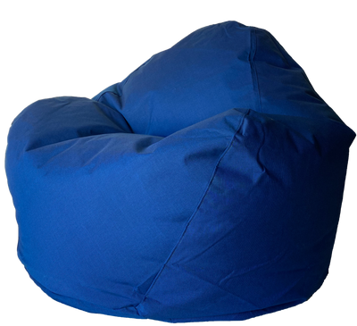Sunbrella Outdoor Bean Bag in Blue Tweed