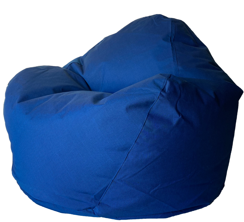 Sunbrella Outdoor Bean Bag in Blue Tweed