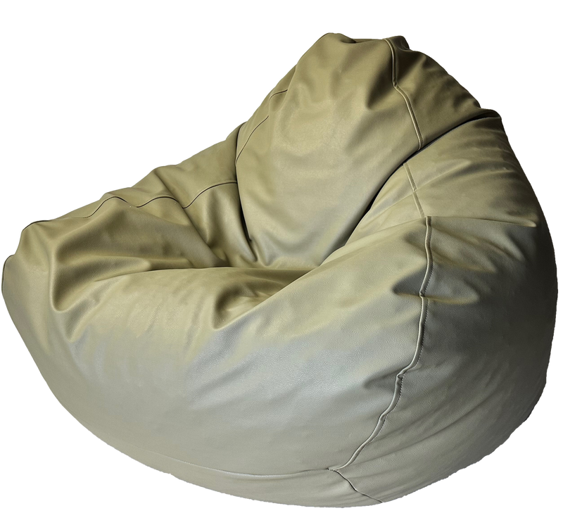 Sale Classic Vinyl Bean Bag In Khaki Green