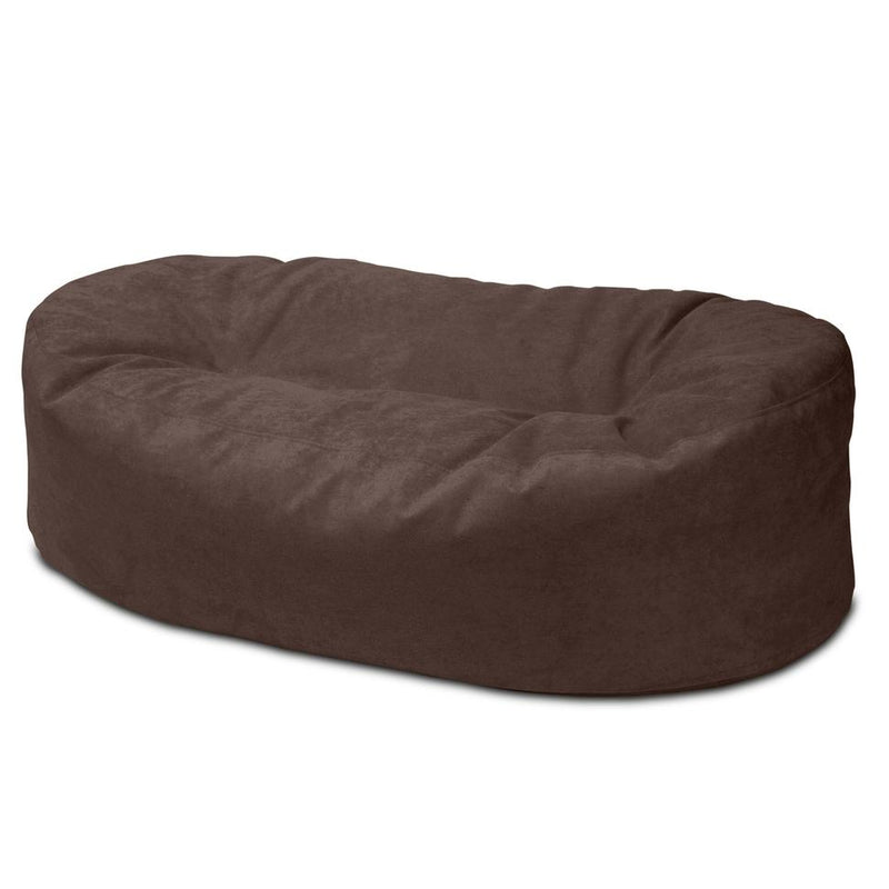 Warwick Macrosuede 2 Metre Luxury Couch in Raisin