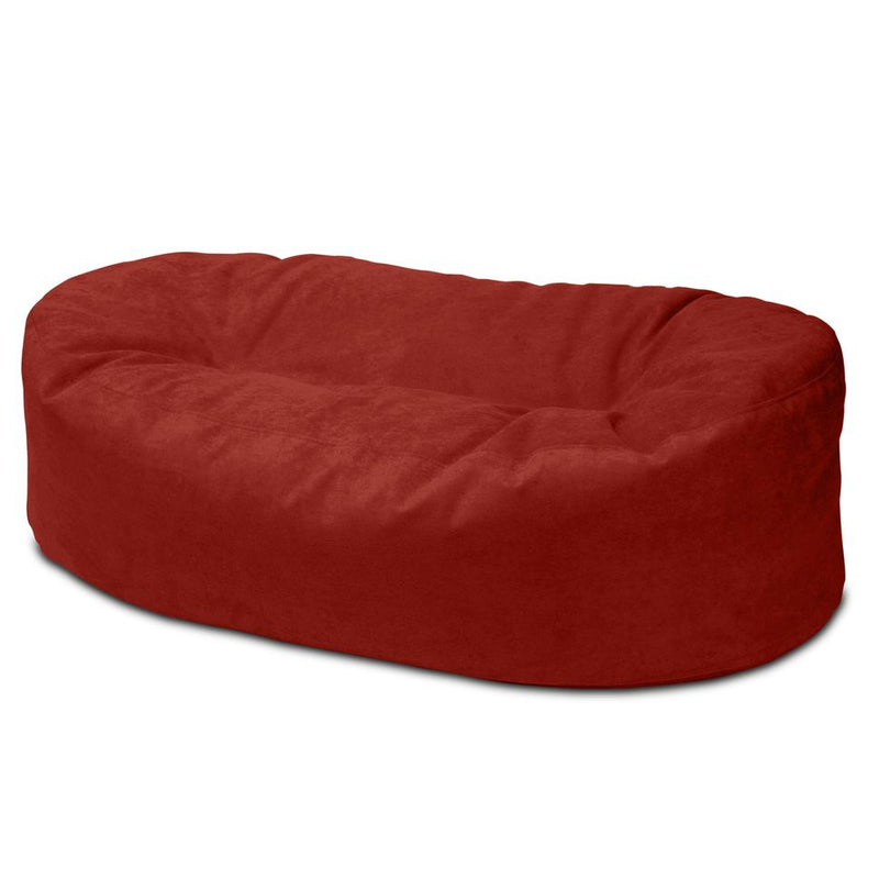 Warwick Macrosuede 2 Metre Luxury Couch in Raspberry