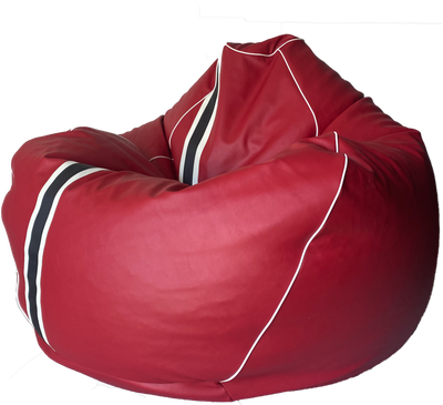 GT Vinyl Bean Bag in Paprika Red