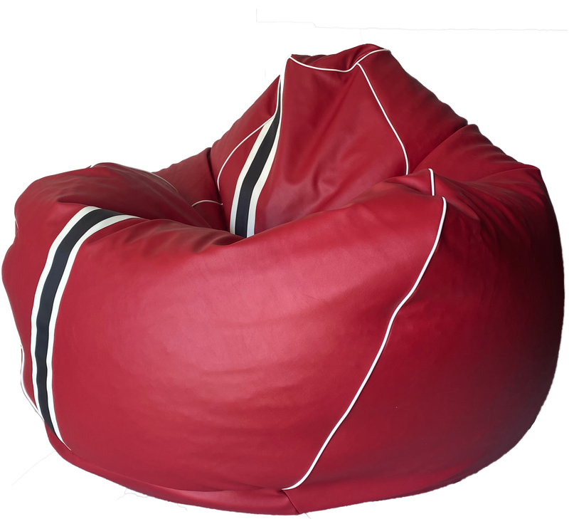 GT Vinyl Bean Bag in Paprika Red