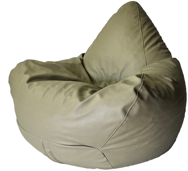 Sale Classic Vinyl Bean Bag In Khaki Green