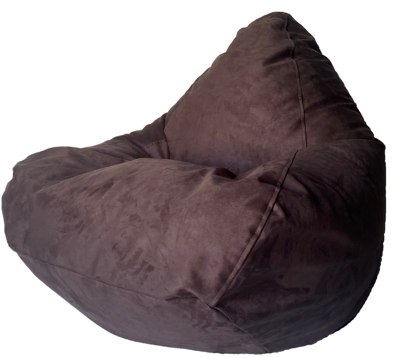Super Suede Soft Bean Bag in Havanna Brown