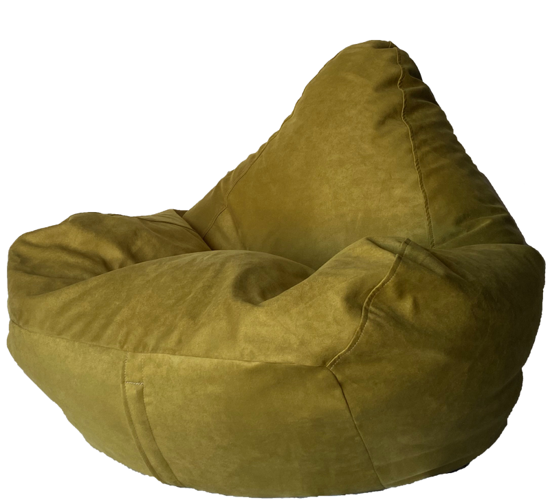 Super Suede Soft Bean Bag in Jungle Green