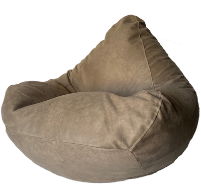 Super Suede Soft Bean Bag in Mohair Tan