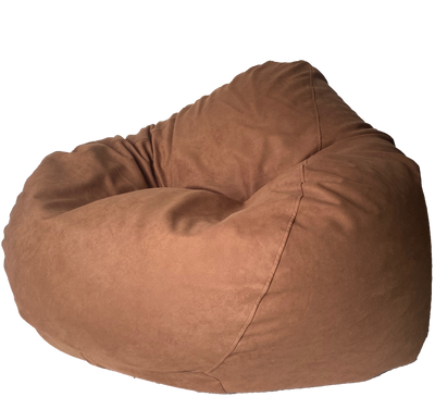 Super Suede Soft Bean Bag in Chocolate Brown