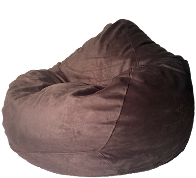 Super Suede Soft Bean Bag in Havanna Brown