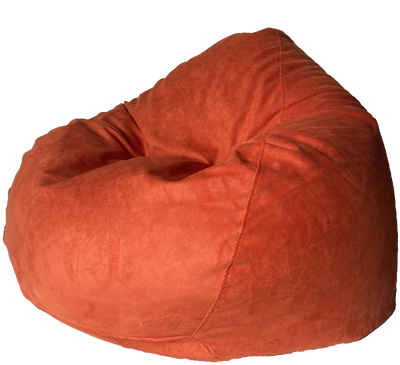 Super Suede Soft Bean Bag in Orange Spice