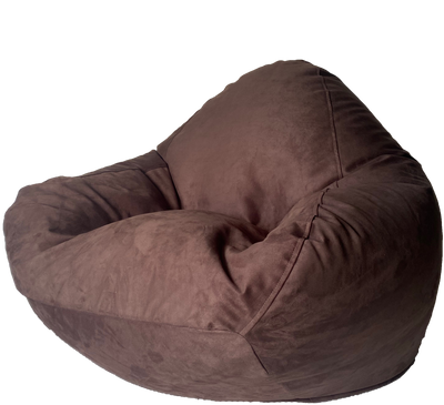 Super Suede Soft Bean Bag in Havanna Brown