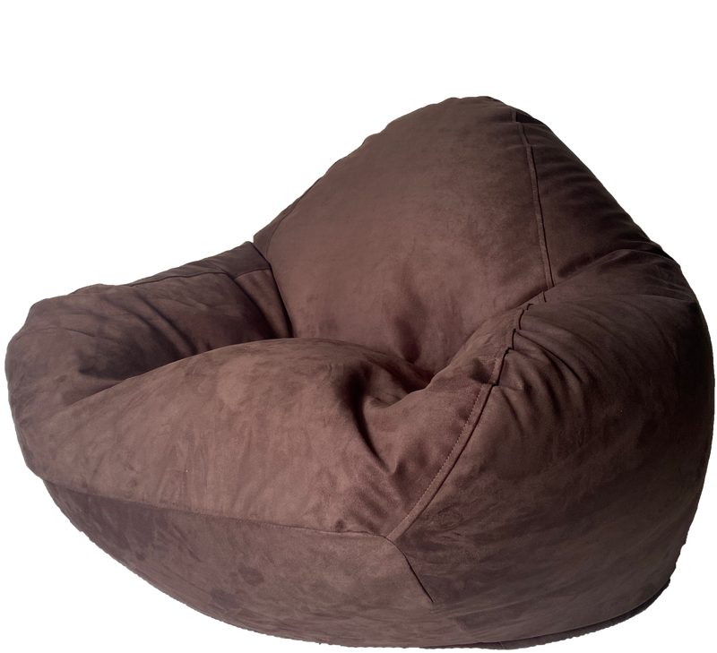Super Suede Soft Bean Bag in Havanna Brown
