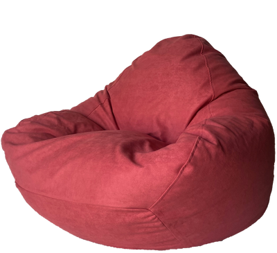 Super Suede Soft Bean Bag in Mexico Red