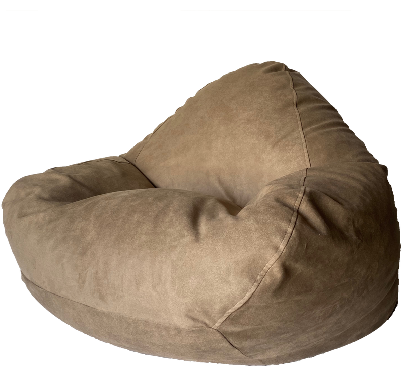 Super Suede Soft Bean Bag in Mohair Tan