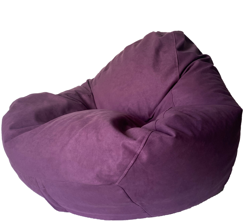 Super Suede Soft Bean Bag in Ribena Purple