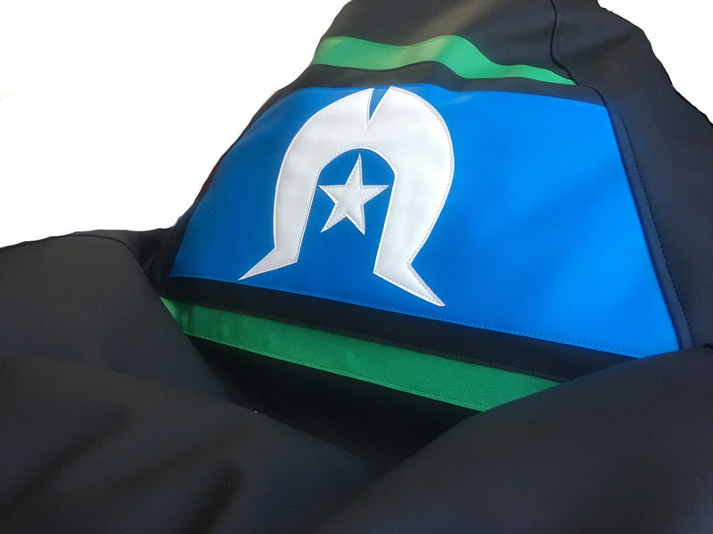 Torres Strait Flag Vinyl Bean Bag