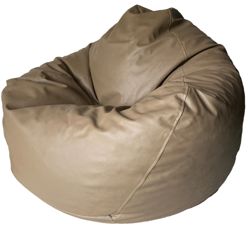 Classic Vinyl Bean Bag in Clay