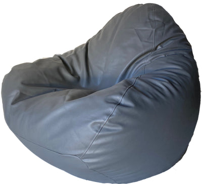 Classic Vinyl Bean Bag in Grey