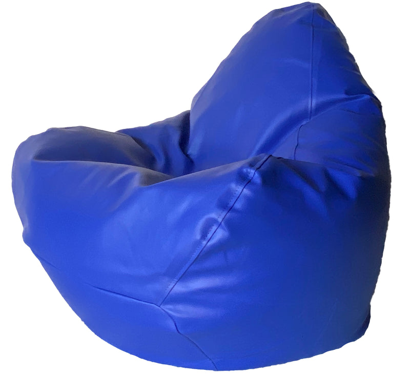 Classic Vinyl Bean Bag in Atlantic Blue