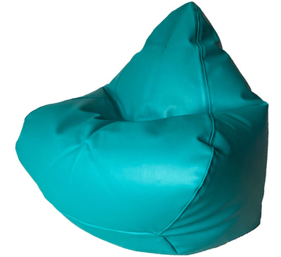 Classic Vinyl Bean Bag in Emerald Green